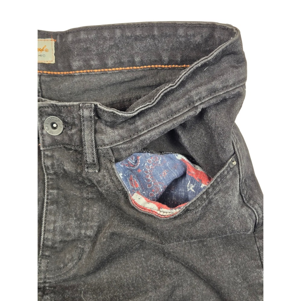 Weatherproof Vintage Jeans Mens 30x32 Black Slim Straight Faded Denim - Picture 7 of 16